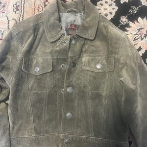 Danier leather suede jacket kids